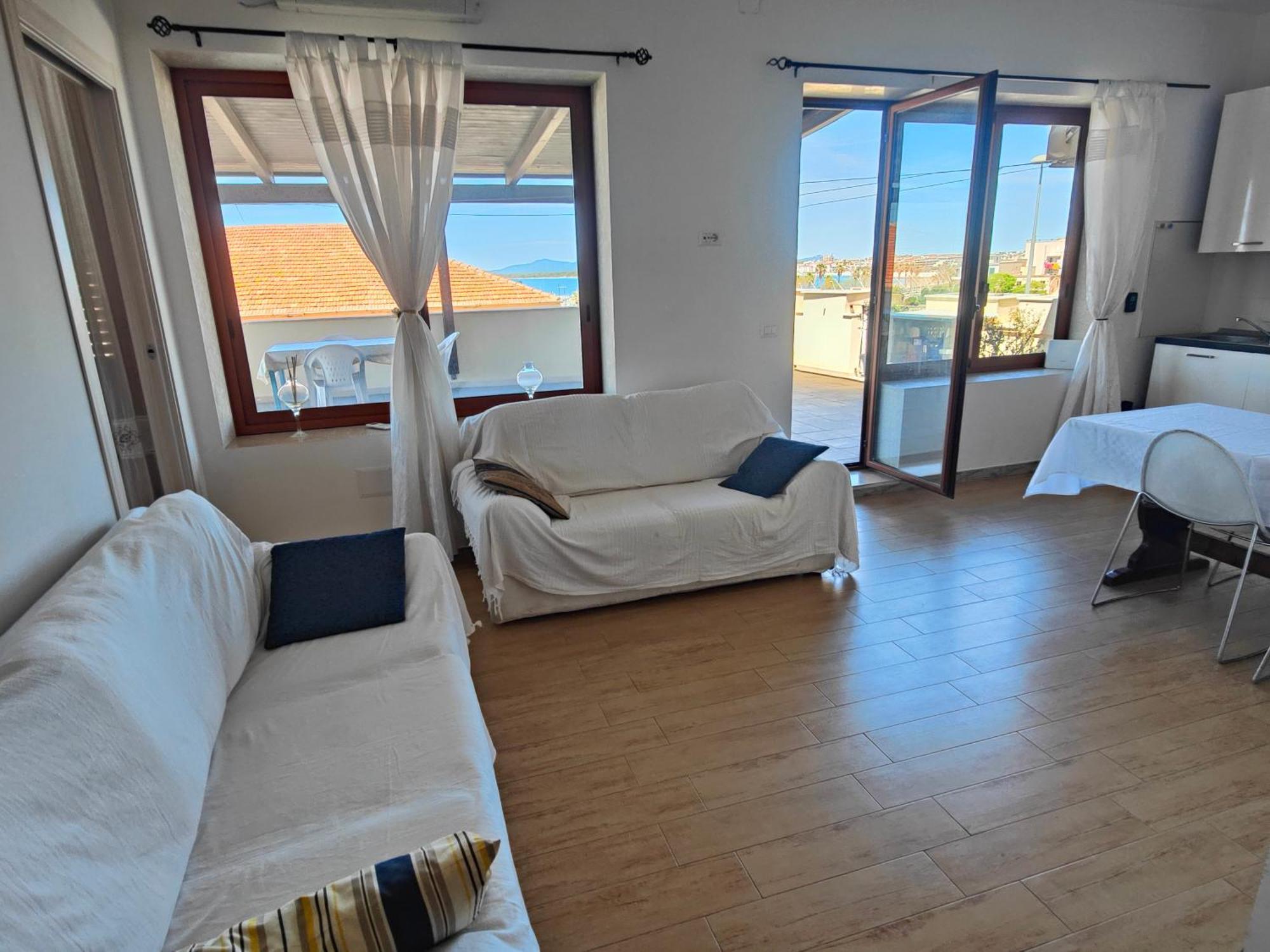 Penthouse Francesca Apartment Alghero Bagian luar foto